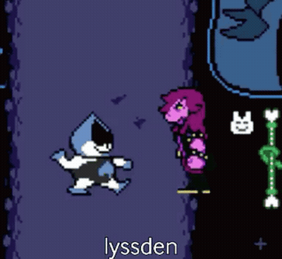 Video Game Screenshot With Lyssden GIF