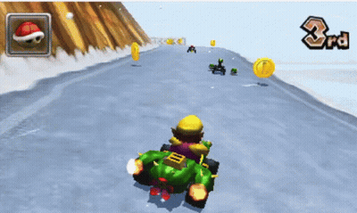 Video Game Screenshot With Number 3 GIF