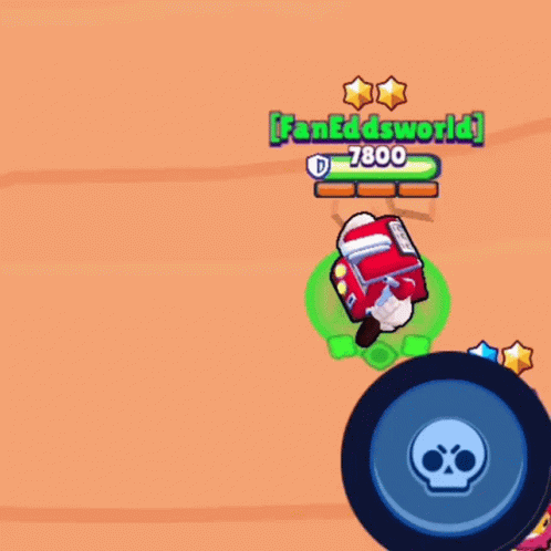 Video Game Screenshot With Skull GIF