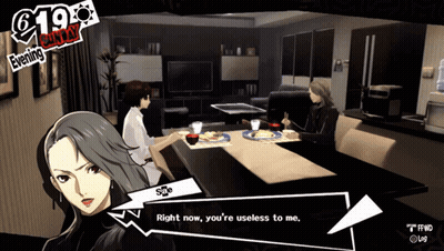 Video Game Screenshot Woman Talking To Another Woman GIF