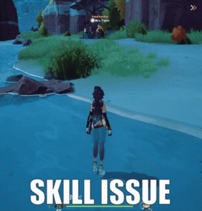 Video Game Skill Issue Screenshot GIF