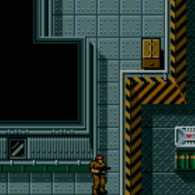 Video Game Soldier Holding Gun In Room GIF
