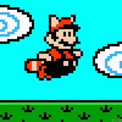 Video Game Super Mario In Different Costumes  GIF