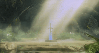 Video Game Sword In Cave GIF