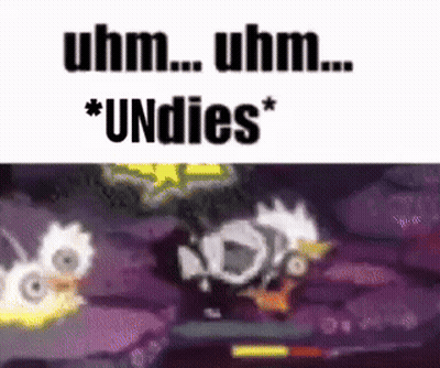 Video Game Text Uhm Uhm Undies GIF