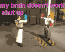 Video Game Tf2 Brain Doesn't Work Meme GIF