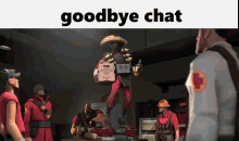 Video Game Tf2 Demoman Disappear Goodbye Chat