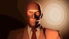 Video Game Tf2 Spy Cigarette In Mouth GIF