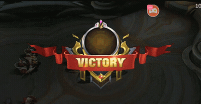 Video Game Victory Banner GIF