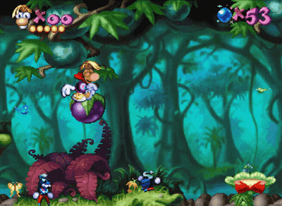 Video Game With 53 On Top Left GIF