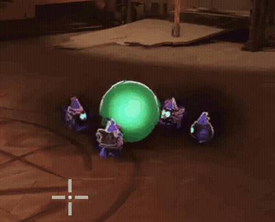 Video Game With Cross In Middle Of Screen GIF