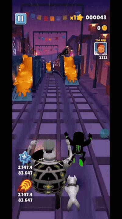 Video Game With Number 3223 GIF