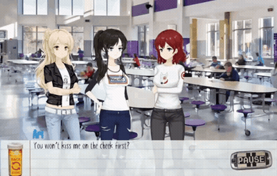 Video Game With Pause Button GIF