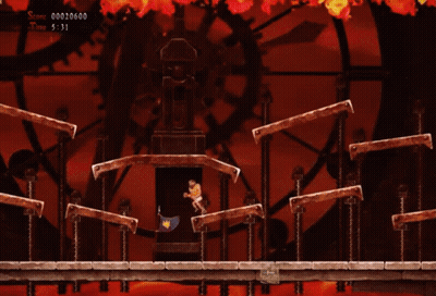 Video Game With Score 0002060 And Time 5:17 GIF