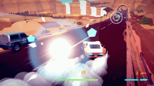 Video Game With Score 1507 GIF