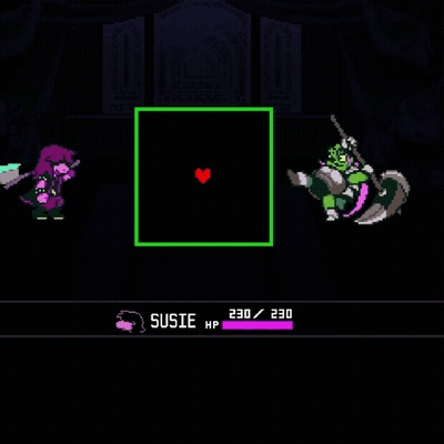 Video Game With Susie HP Displayed GIF