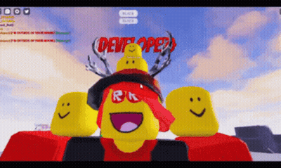 Video Game With Word Developed In Red GIF