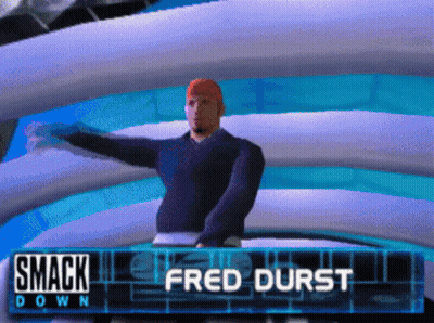 Video Game Wrestler Fred Burst GIF