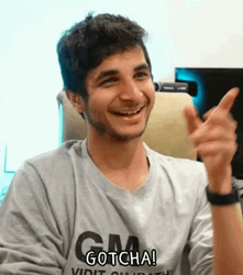 Vidit Gujrathi Laughing Pointing Gotcha GIF