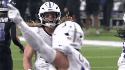 Vikings Player Celebrating Touchdown GIF
