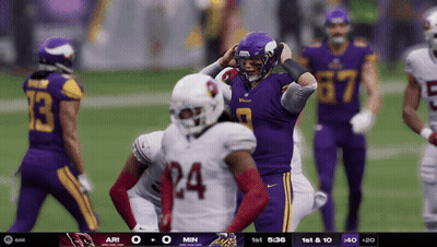 Vikings Vs Cardinals Football Game GIF