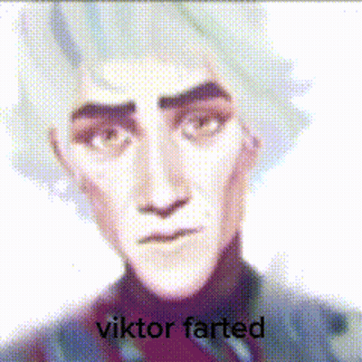 Viktor Farted Pixelated Man Face GIF