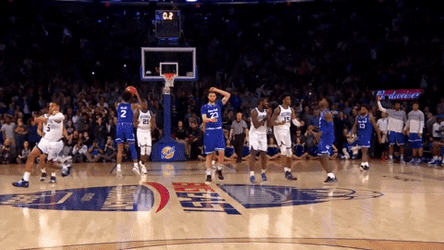 Villanova Wildcats Justin Moore Hyped Up Celebration GIF