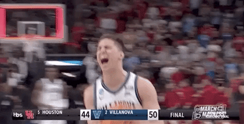 Villanova Wildcats Pumped Up Celebration Collin Gillespie GIF