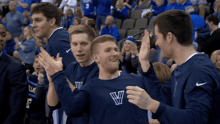 Villanova Wildcats Scottie Reynolds Hugging GIF