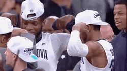 Villanova Wildcats Team Members Celebrating GIF
