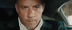 Vin Diesel Driving Forceful GIF