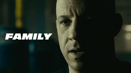 Vin Diesel Family Fast And Furious Movie GIF