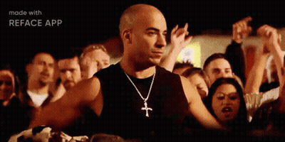 Vin Diesel In Front Of Crowd GIF