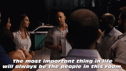 Vin Diesel People In Room Is Family GIF