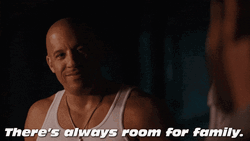 Vin Diesel Room For Family Fast And Furious GIF