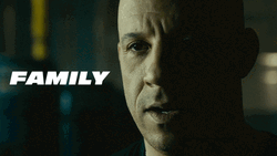 Vin Diesel Seriously Talking About Family GIF