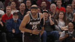 Vince Carter Clapping While Running GIF