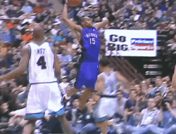 Vince Carter Jumping Up To Dunk GIF