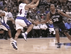 Vince Carter Passed Dunked GIF