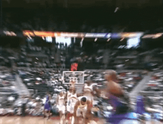 Vince Carter Strong Tomahawk Dunk GIF