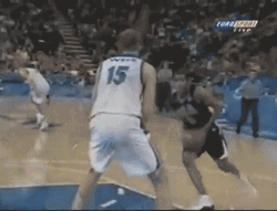 Vince Carter Strongly Dunking GIF