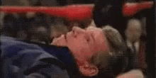 Vince McMahon Faking Death GIF