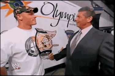 Vince Mcmahon Meme With John Sena  GIF