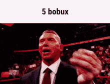 Vince Mcmahon Money 5 Bobux GIF