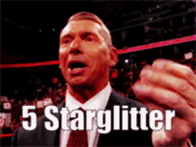 Vince Mcmahon Money 5 Starglitter GIF