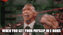 Vince Mcmahon Money Payslip E-Boks GIF