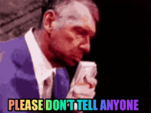 Vince Mcmahon Money Please Don't Tell Anyone GIF
