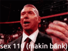 Vince Mcmahon Money Sex 110 Making Bank GIF