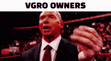 Vince Mcmahon Money VGRO Owners GIF