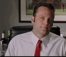 Vince Vaughn Wedding Crashers Inside His Office GIF